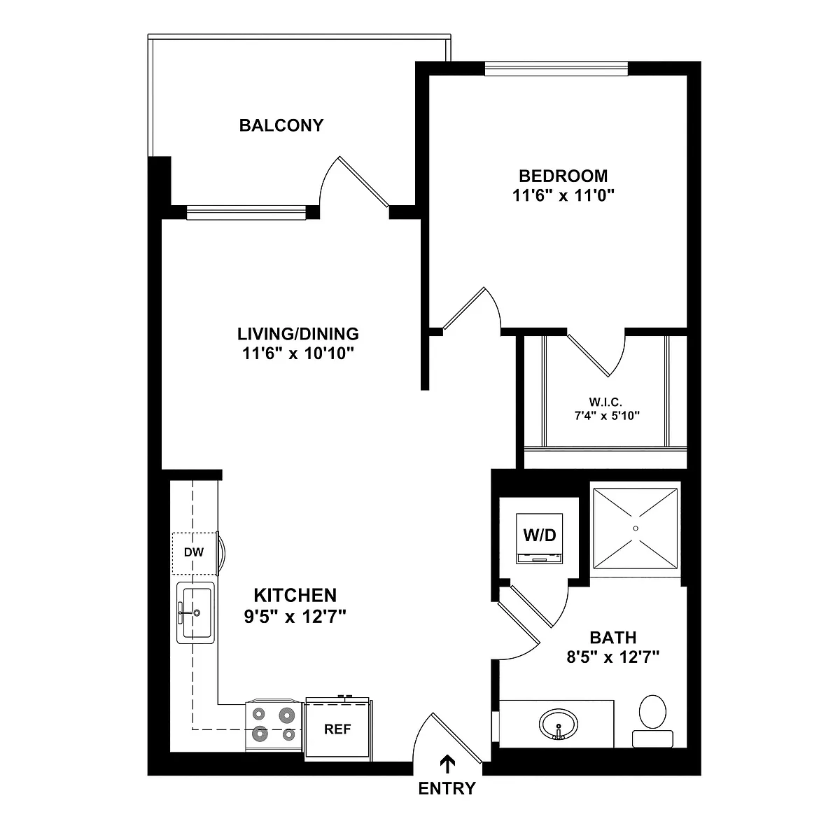Floor plan A6- The Presley