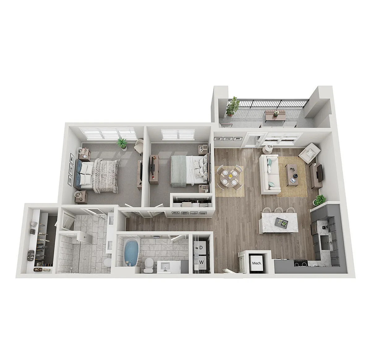 Floor plan 2B3