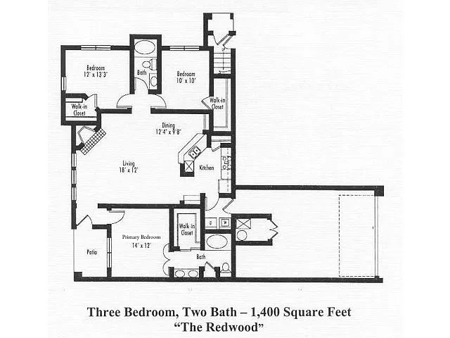 Floor plan Redwood - Lower Level