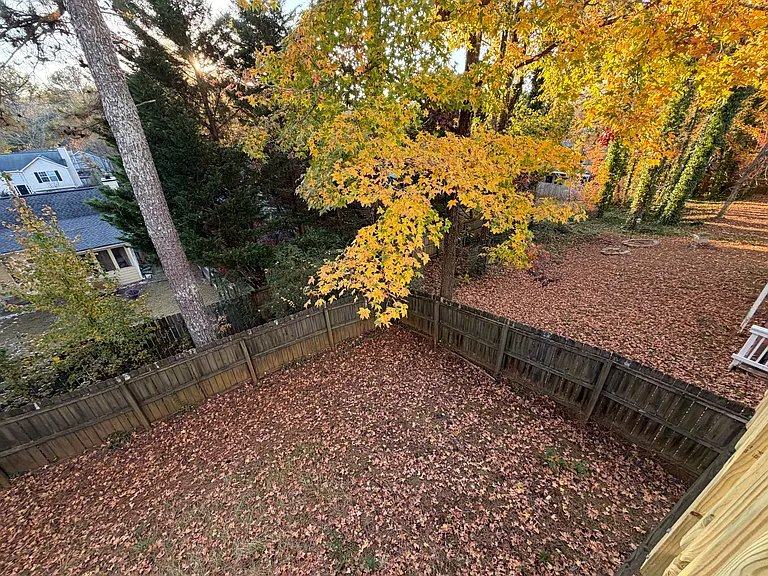 Fenced yard !