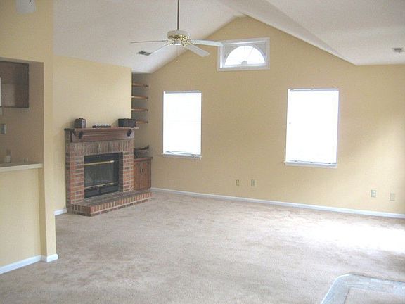 Vaulted Ceiling & fireplace