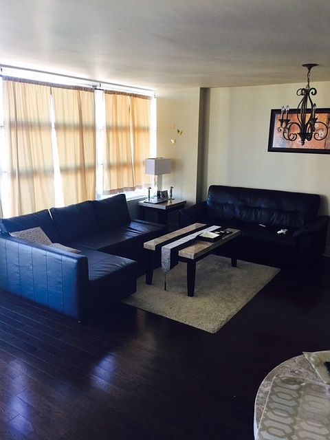 Huge contemporary living room