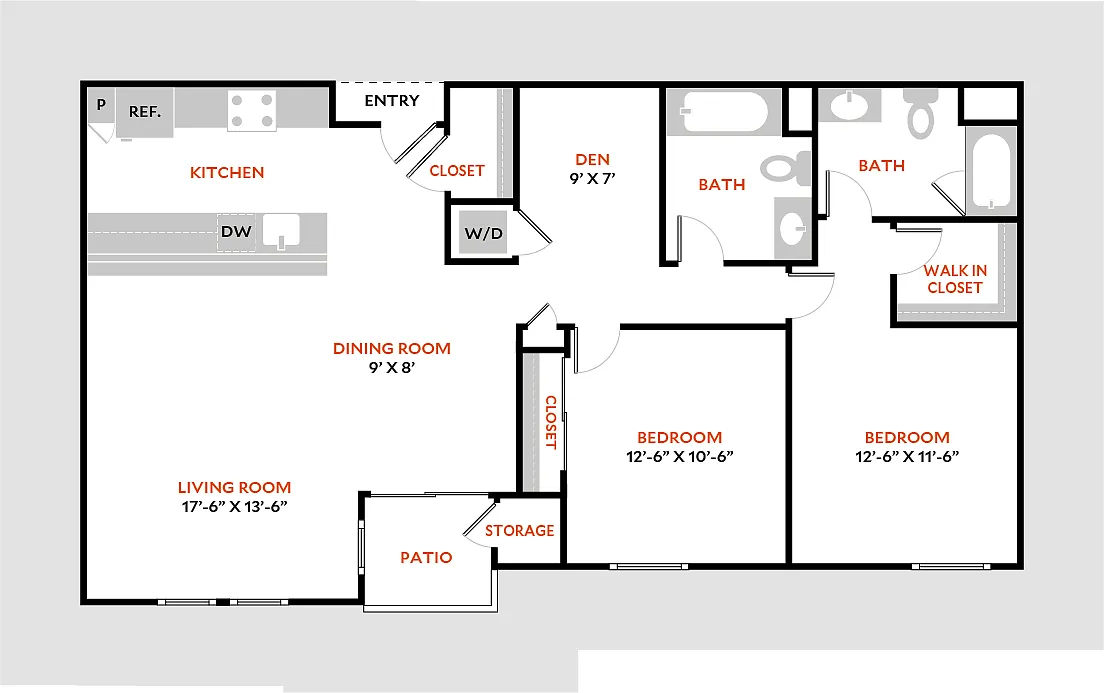 Floor plan Plan 2E