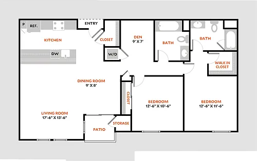 Floor plan Plan 2E
