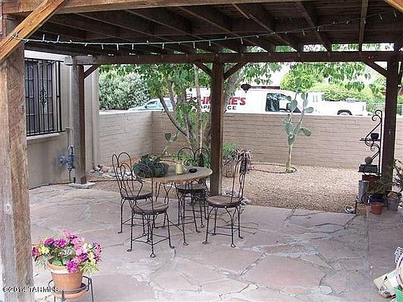 Back covered patio