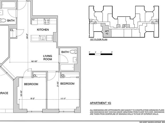 2nd image of 497 Saint Marks Ave APT 1Q