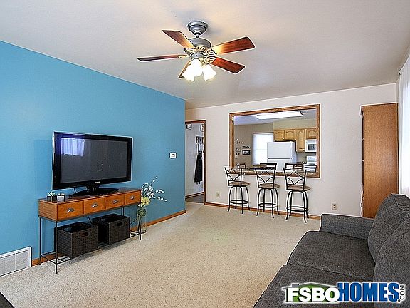 Living Room with Accent Wall