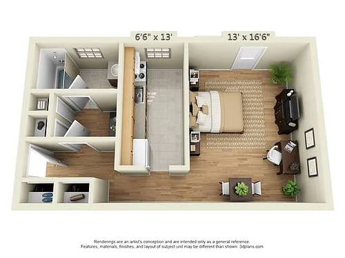 Floor plan Studio