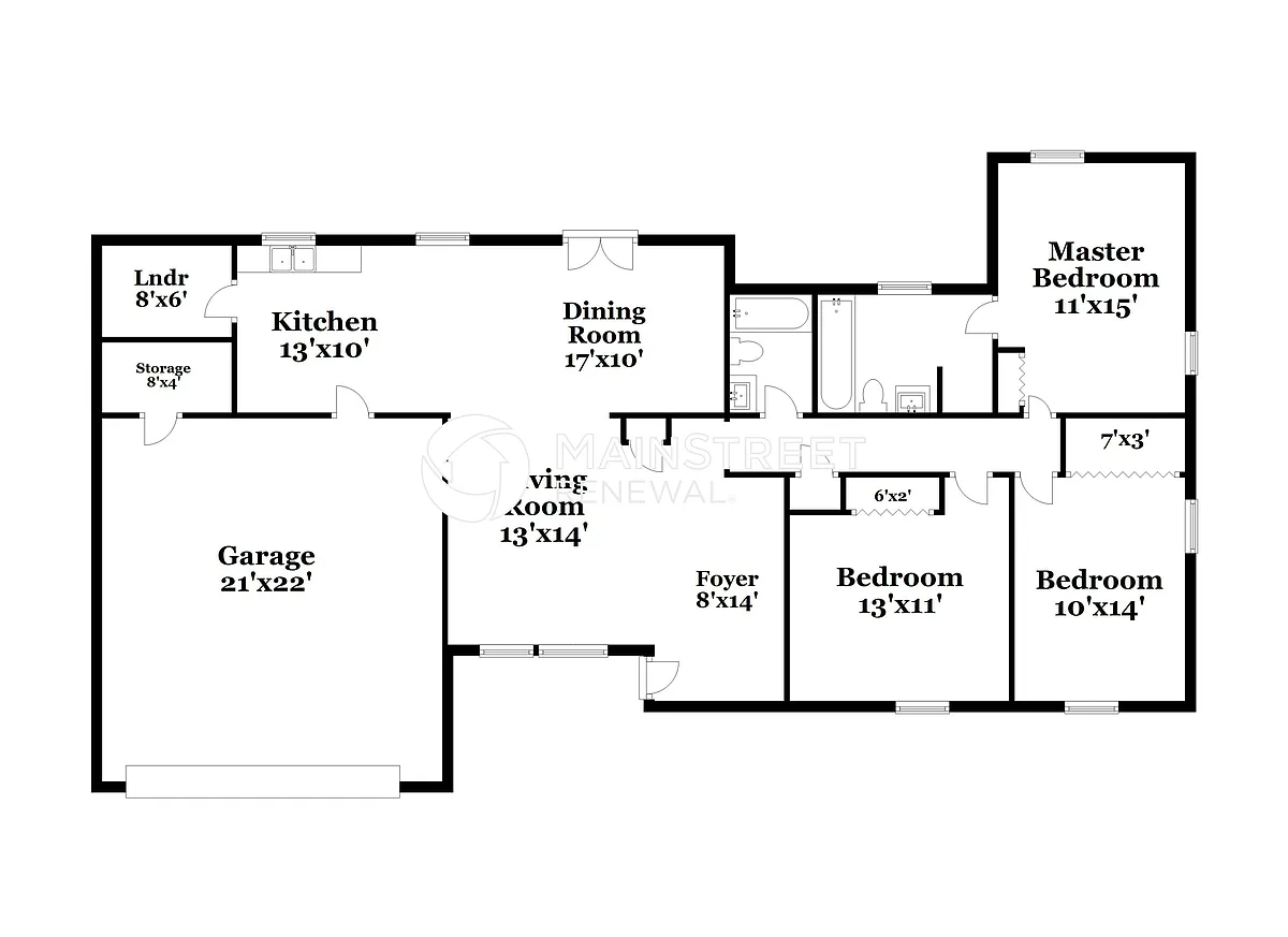 Floor Plan - 3525 Oregon Trl