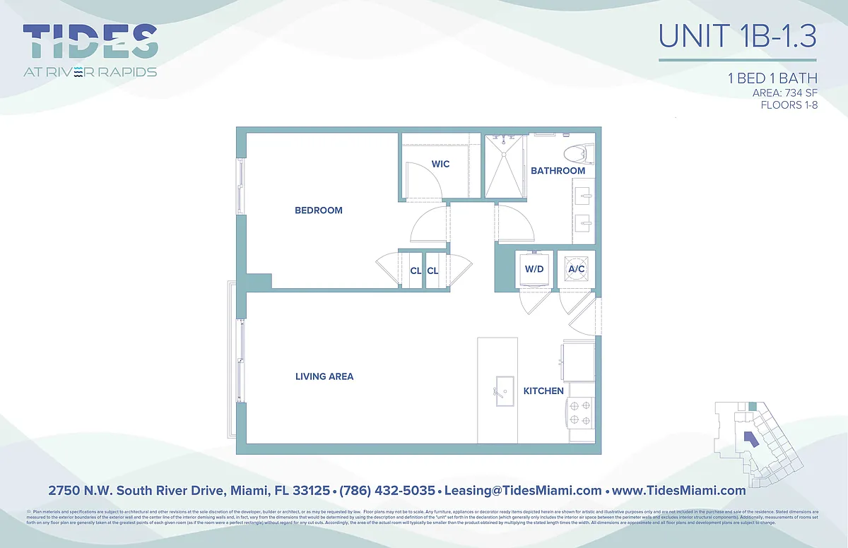 Floor plan 1B-13
