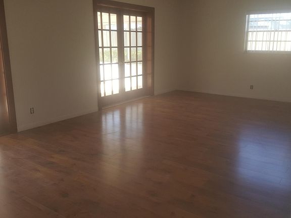 Family room with french doors to patio