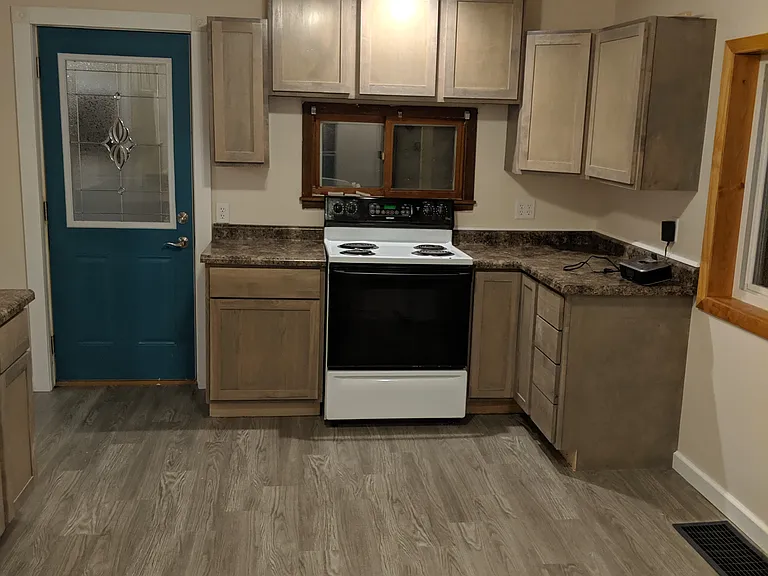 kitchen and rear entrance