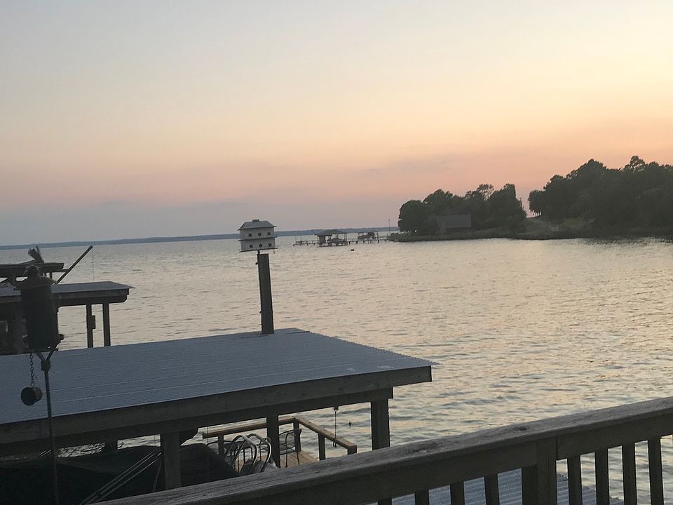 Sunset view from the deck