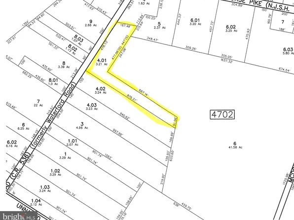 LOT 4.01 Pump Branch Rd, Waterford Works, NJ 08089