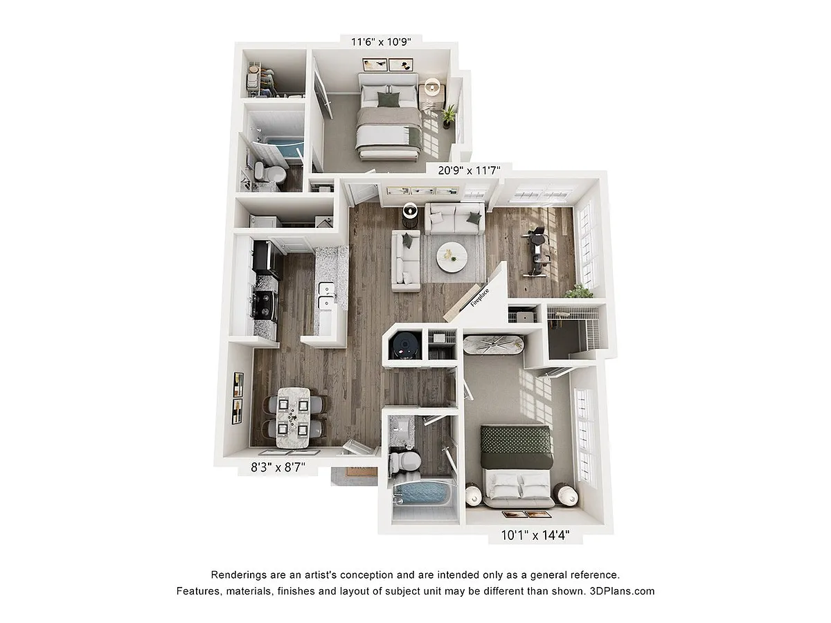 Floor plan Milton