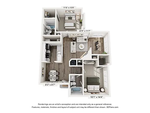 Floor plan Milton
