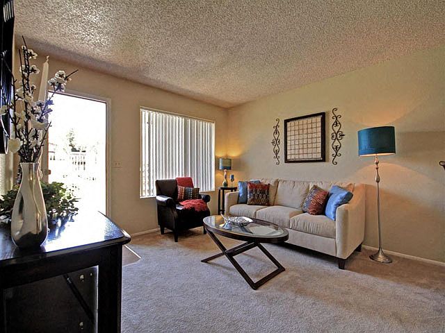 An open bright living room