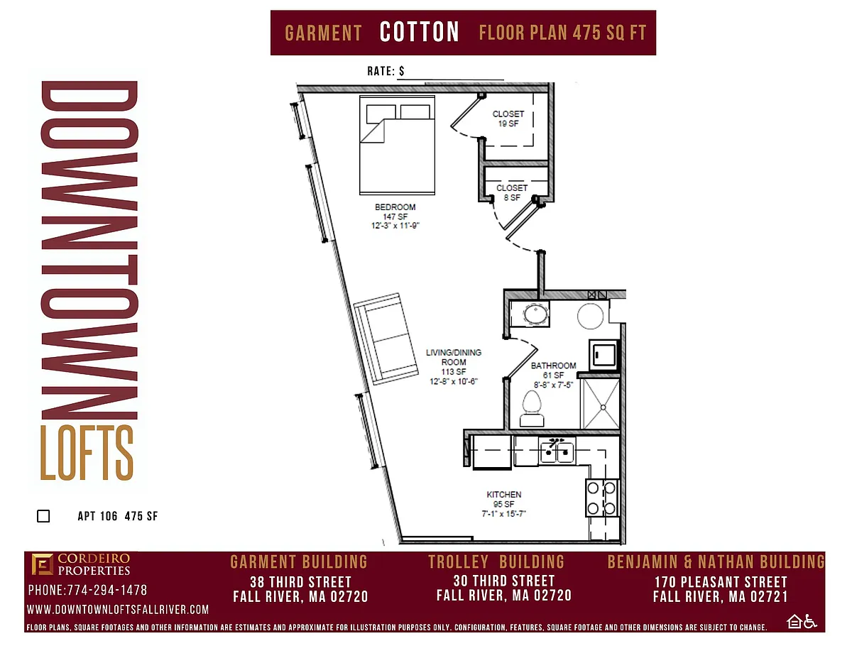 Floor plan Cotton - Garment Building