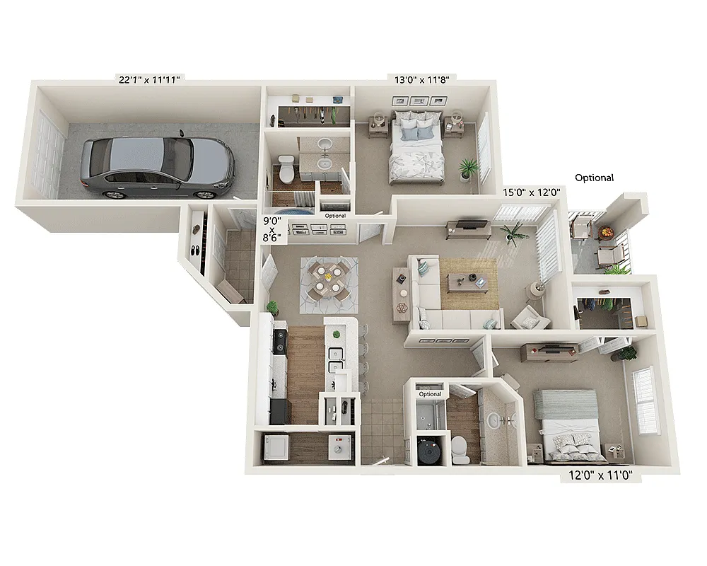 Floor plan Caladium