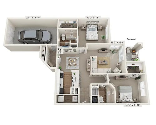 Floor plan Caladium