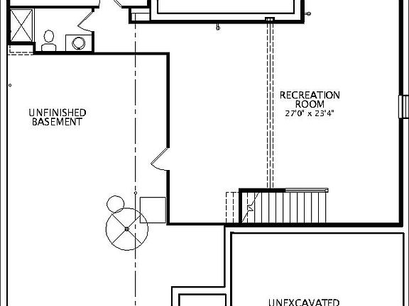 floor plan lower level