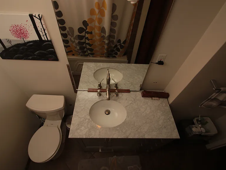 New vanity in guest bath