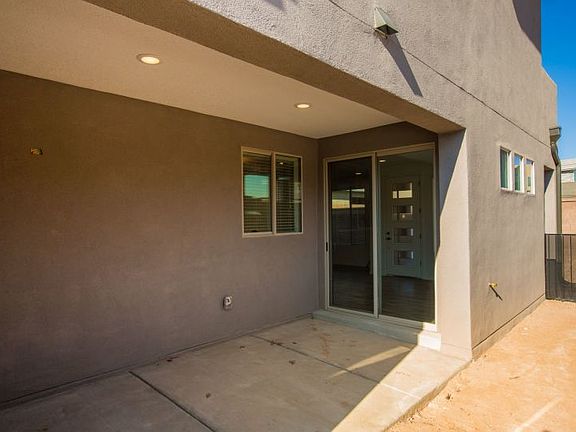 Enjoy the beautiful New Mexico skies from your private backyard patio.