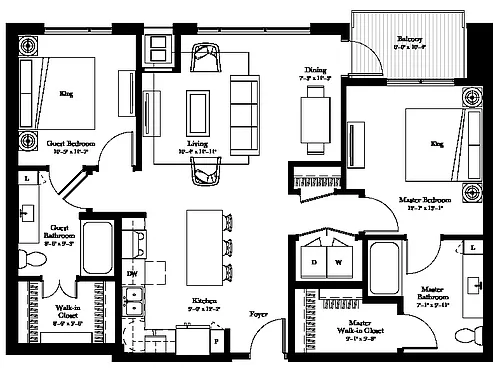 Floor plan Shooting Star (B6a)