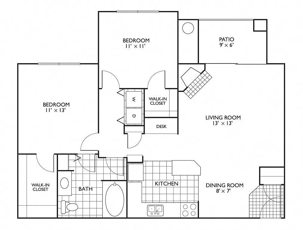Floor plan Bennington