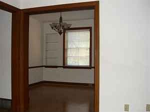 Dining Room w/Built-In Shelves