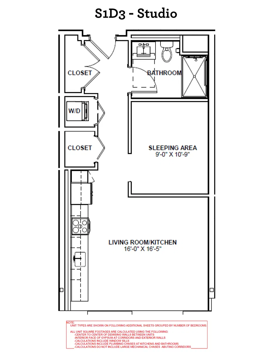 Floor plan S1D3