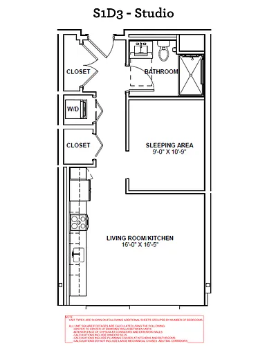 Floor plan S1D3