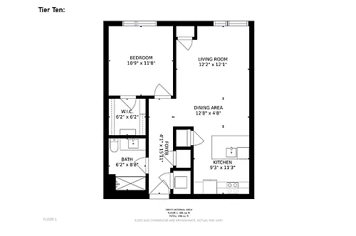 Floor plan Tier 10