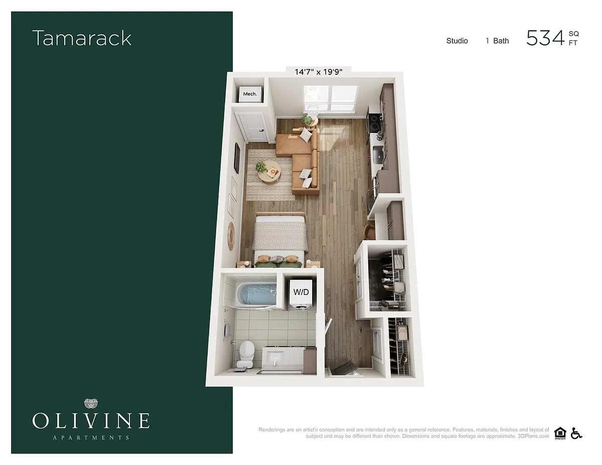 Floor plan Tamarack