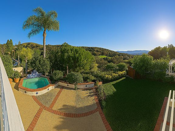 Panorama view looking south