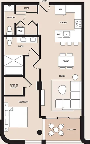 Floor plan Blue Columbine