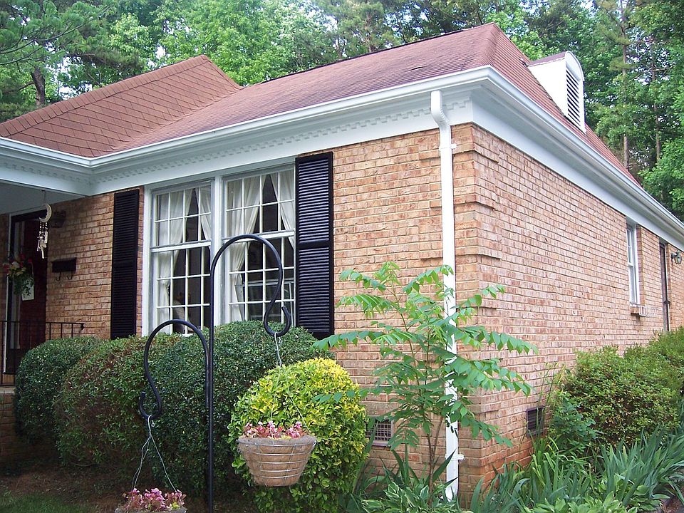 Front corner of house.