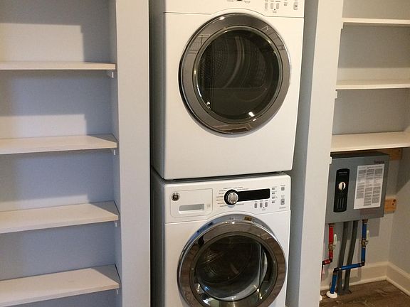 New washer and dryer and on demand hot water