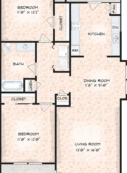B1 Floorplan Diagram