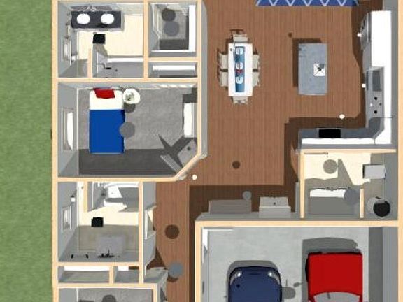 Bloomstone Townhome Elm Plan Floor Plan