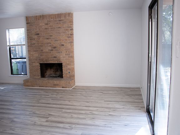 Living room looking from dining area