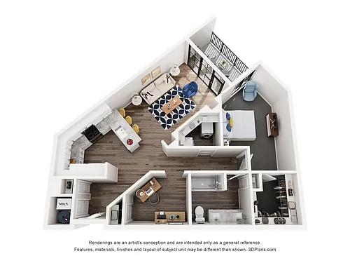 Floor plan Canvas Sky - B3.C (Premium)