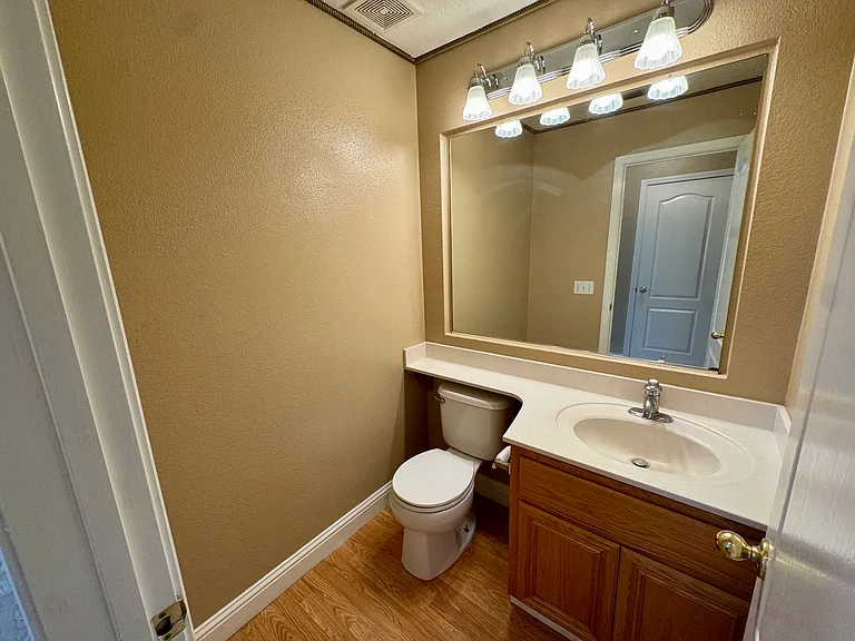 downstairs half bath