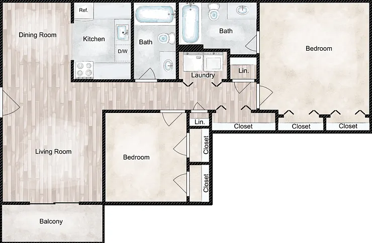 Hickory Floorplan Diagram
