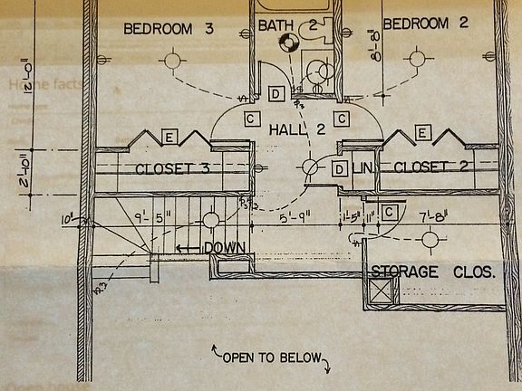 Second Floor Drawing