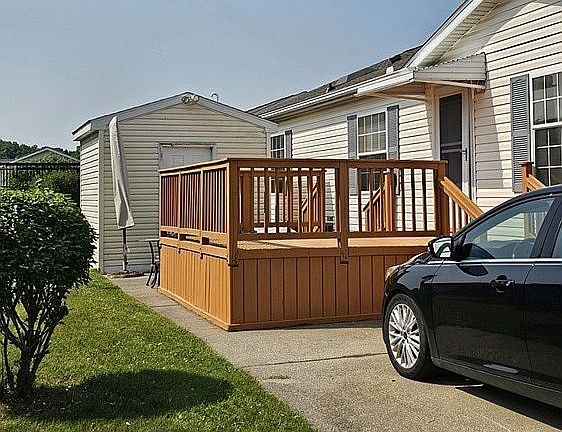 Storage Shed & Deck