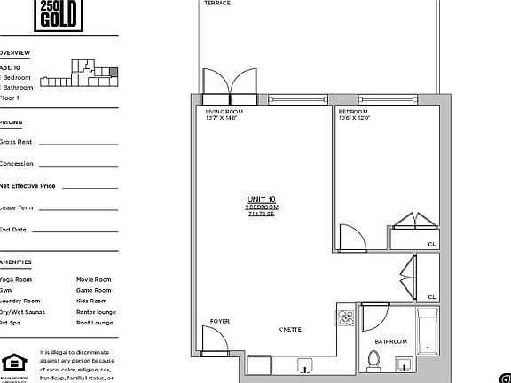 2nd image of 250 Gold St #105