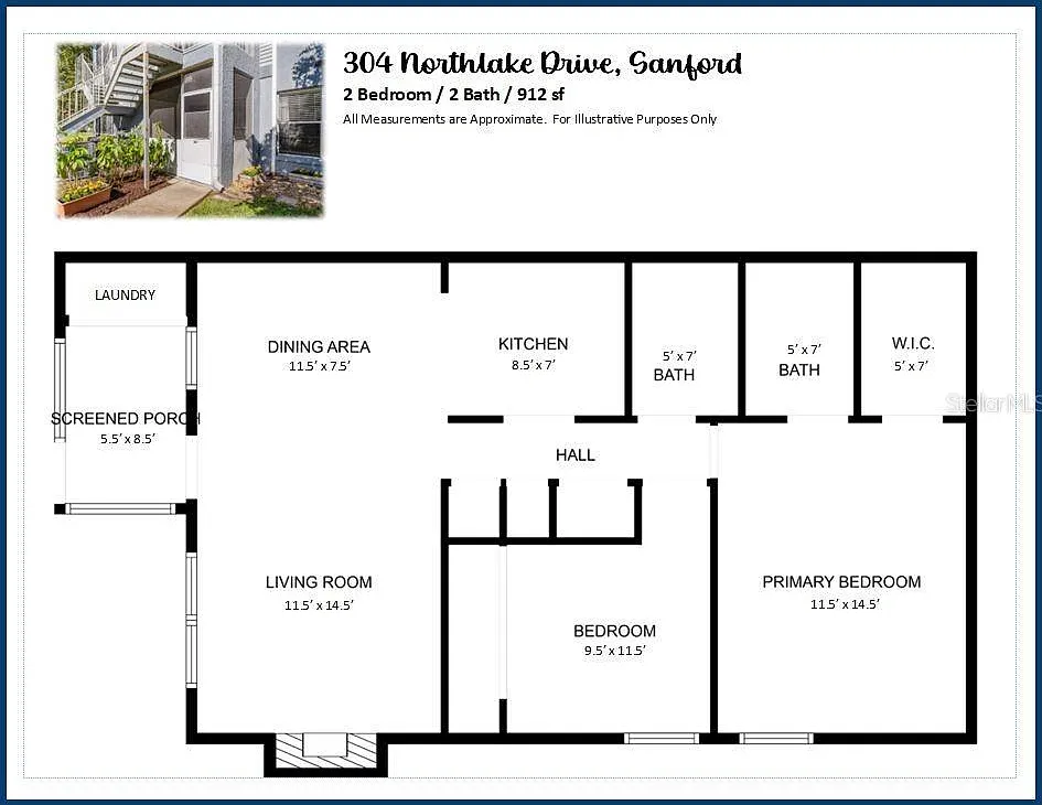 2 bed, 2.0 bath, 912 sqft, $1,500 — Photo 2