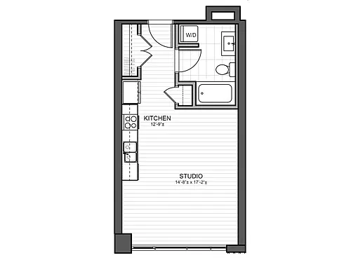 Floor plan Studio