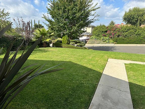 Front yard view from entry door
